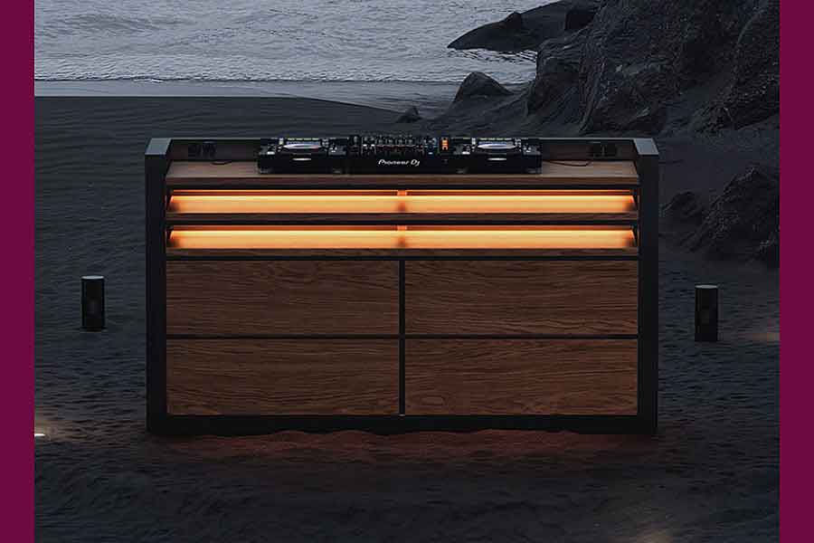 DJ BOOTH transforms outdoor environments into a perfect stage for